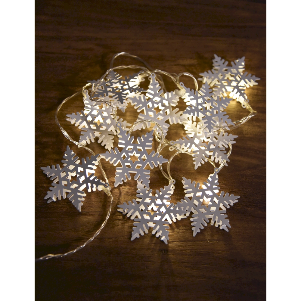 507140_LED Lichterkette Schneeflocke